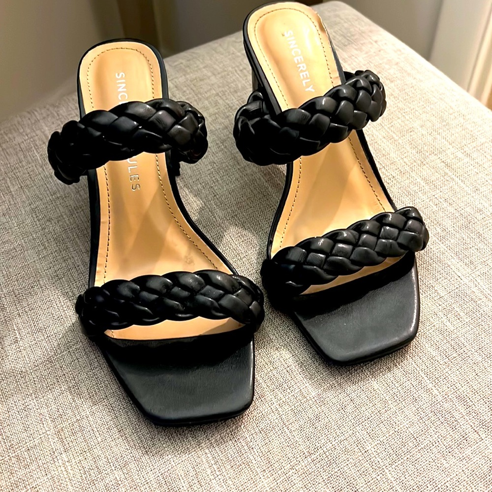 Sincerely Jules braided heels